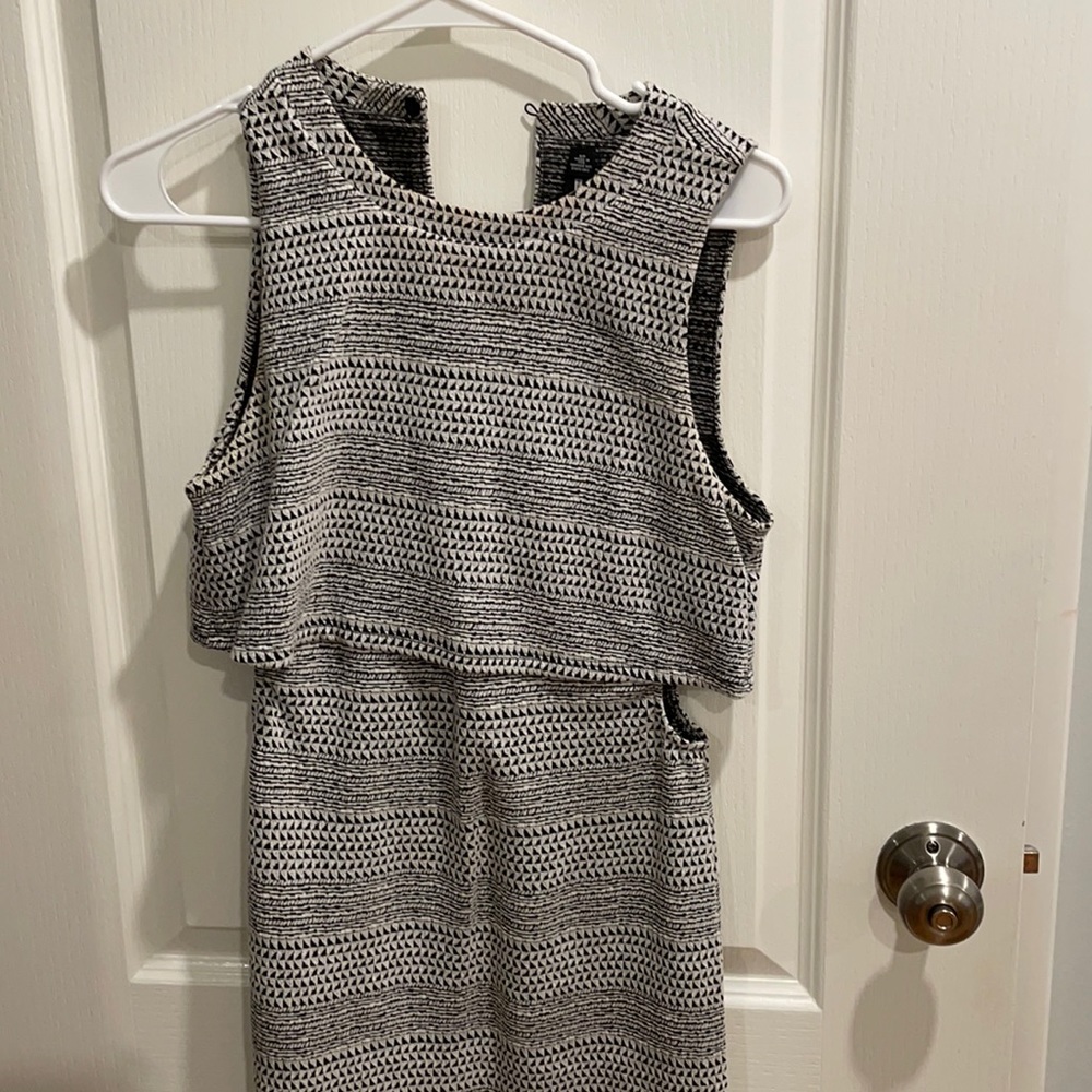 Stripped pattern dress